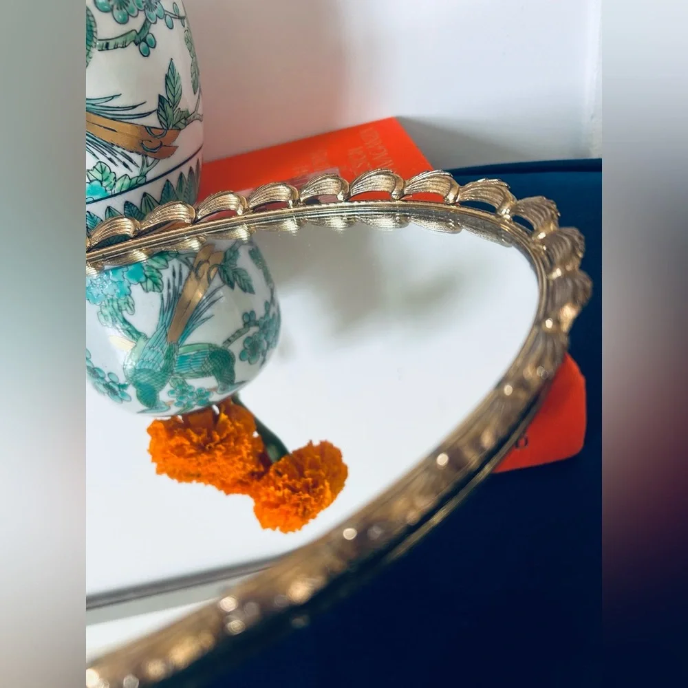 Vintage Mirror Tray